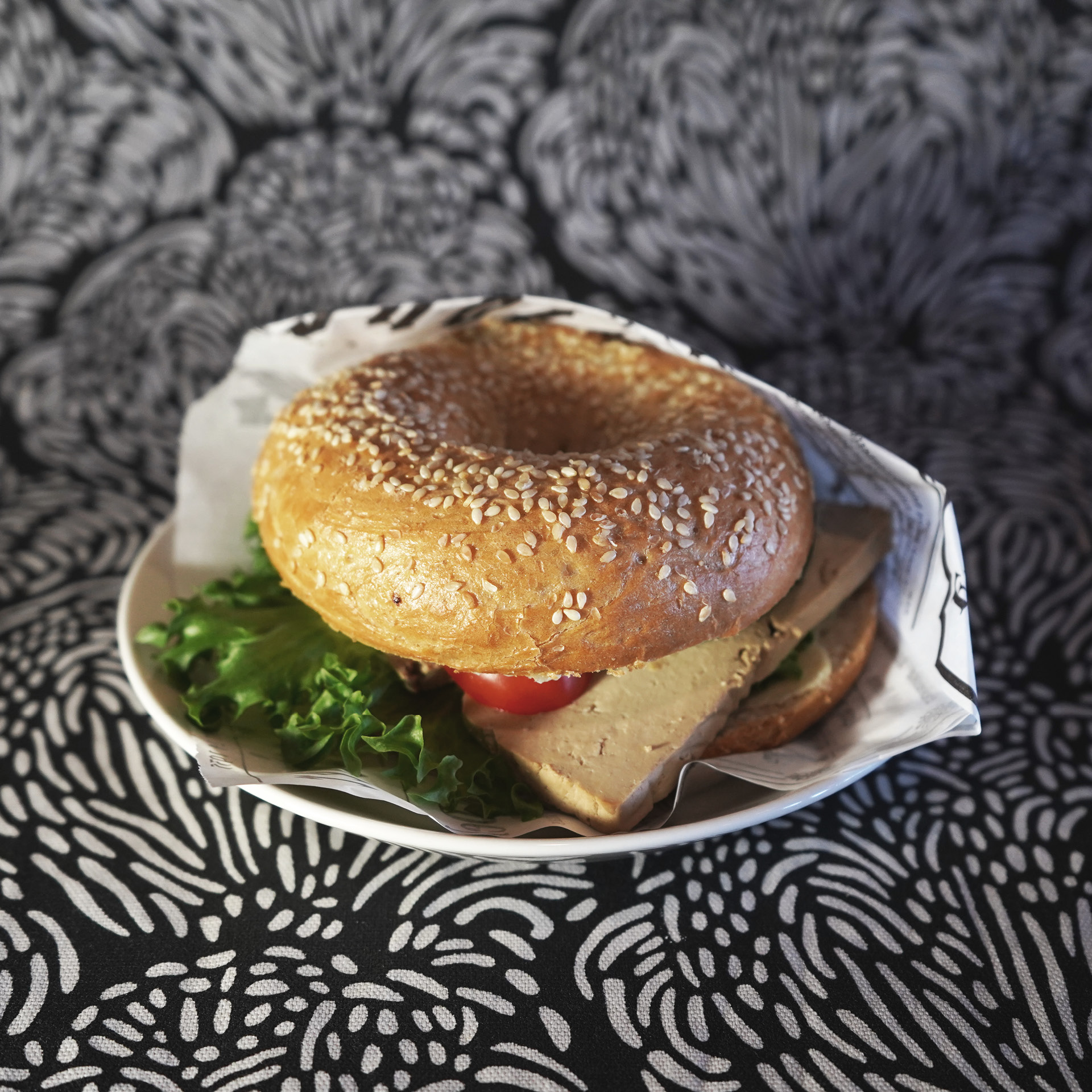 Kylmäsavutofubagel (VEG)
